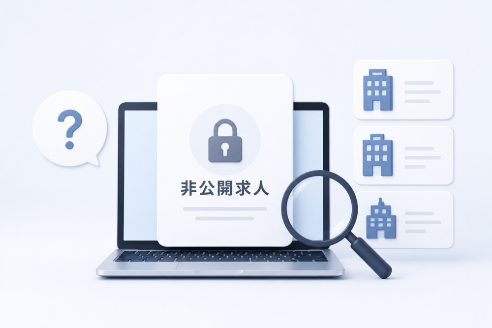 「非公開求人」とは何ですか？ 何社までご紹介してもらえるのでしょうか？